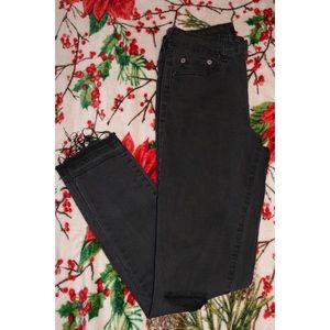 Black Washed Out Jegging